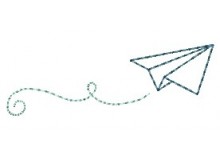 Stickdatei - Papierflieger